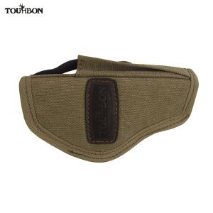 Canvas en lederen pistool revolver holster riem draag pistool houder