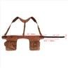 TOURBON Canvas Tool Belt 42 inch Comfort Lift Combo Tool Storage Pouch