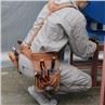 TOURBON Canvas Tool Belt 42 inch Comfort Lift Combo Tool Storage Pouch